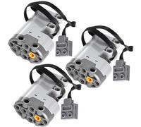 Habow Technic Power-Functions Servo-Motor 88004 (3 Piece) Compatible with Lego-Motor MOC Technic-Parts