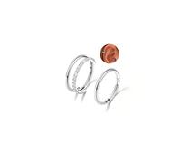 Habselikob Conch Piercing Gold 16G Helix Piercing CZ Cartilage Earring Clicker Septum Tragus Rook Daith Earrings Nose Piercing Ear 8/10 mm Pack of 2, 16G(1.2mm)-10MM, Stainless Steel