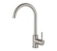 HAC24 Kitchen Tap Stainless Steel Low Pressure Matt Single Lever Mixer