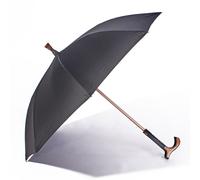 HAC24 Walking Cane With Integrated Umbrella, Support Cane, Black