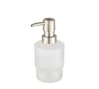 Haceka Silver Glass Soap Dispenser, Metal Pump, Replacement Part, Bathroom Accessory