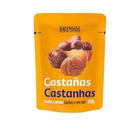 Hacendado Cooked and Peeled Chestnuts, 100g, Pack of 6, Natural, No Artificial Additives