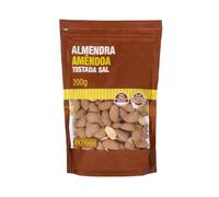 Hacendado Roasted and Salted Almonds with Skin, Natural, 200g, Pack of 6