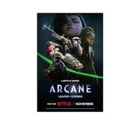 HACERR Arcane Season Poster Canvas Poster Wall Art Decor Print Picture Paintings for Living Room Bedroom Decoration 20x30inch(50x75cm)