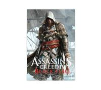 HACERR Assassin's Creed Black Flag Poster Canvas Poster Wall Art Decor Print Picture Paintings for Living Room Bedroom Decoration 12x18inch(30x45cm)