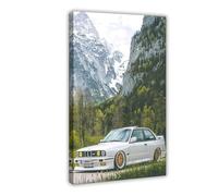 HACERR Bmw E30 Wall Art Bmw Poster Car Wall Art Car Poster Canvas Poster Wall Art Decor Print Picture Paintings for Living Room Bedroom Decoration 08x12inch(20x30cm)