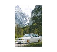 HACERR BMW E30 Wall Art Poster Canvas Poster Bedroom Home Office Decor 12x18inch(30x45cm)