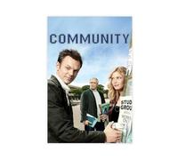 HACERR Community Tv Show Series Movie Film Cover Canvas Poster Canvas Poster Bedroom Decor Landscape Office Room Decor Gift 12x18inch(30x45cm)