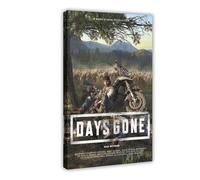 HACERR Days Gone Game Poster, Zombie Poster Canvas Poster Bedroom Decor Landscape Office Room Decor Gift 08x12inch(20x30cm)