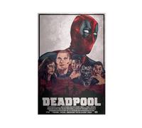 HACERR Deadpool Minimal Artwork Movie Home Decor Poster Canvas Poster Bedroom Decor Landscape Office Room Decor Gift 12x18inch(30x45cm)