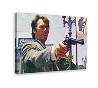 HACERR Dirty Harry UnFramed Canvas Poster Bedroom Decor Landscape Office Room Decor Gift 12x18inch(30x45cm)