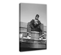 HACERR Easy E from NWA Chilling on His 1964 Chevy Impala. (1994) Canvas Poster Wall Art Decor Print Picture Paintings for Living Room Bedroom Decoration 12x18inch(30x45cm)