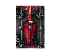 HACERR Ferrari, Charles Leclerc, F1, 4K Poster Canvas Poster Wall Art Decor Print Picture Paintings for Living Room Bedroom Decoration 16x24inch(40x60cm)