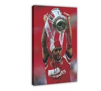 HACERR Football - Jack Wilshere - Hand Signed A4 Photograph - Arsenal - COA Canvas Poster Bedroom Decor Landscape Office Room Decor Gift 08x12inch(20x30cm)