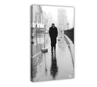HACERR James Dean on Times Square, New York (1955) Canvas Poster Wall Art Decor Print Picture Paintings for Living Room Bedroom Decoration 12x18inch(30x45cm)