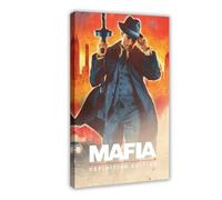 HACERR Mafia Definitive Edition Poster Canvas Poster Bedroom Decor Landscape Office Room Decor Gift 16x24inch(40x60cm)