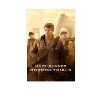 HACERR Maze Runner The Scorch Trials 2015 Movie Poster Canvas Poster Bedroom Decor Landscape Office Room Decor Gift 12x18inch(30x45cm)