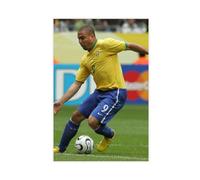 HACERR Ronaldo, Brazil, World Cup Legend, Beautiful Game Poster Canvas Poster Wall Art Decor Print Picture Paintings for Living Room Bedroom Decoration 16x24inch(40x60cm)