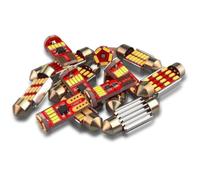 HACFDRT 17Pcs For Mitsubishi Pajero Montero Shogun 3 V60 V68 V73 V75 V77 2000-2006 Car Interior Map Dome Light Kit Interior Modification(Ice Blue)