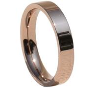 Hachfeld Pure Titanium Ring 3.3mm Personalized Fashion Original High Grade wedding Couple Ring Handmade fine Polishing, Non oxidizing, Non rusting, Non fading, Corrosion resistant Ring (0) (Titanium