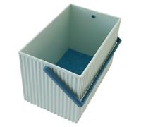Hachiman Omnioffre Stacking Storage Box Medium Sky Blue
