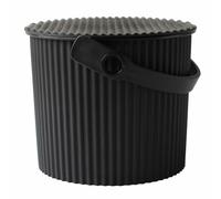 Hachiman Omnioutil Mini storage bucket, plastic, black, 4 L, 236382