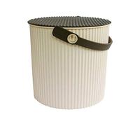 Hachiman Omnioutil Storage Bucket & Lid Medium Beige Brown
