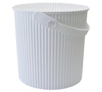 Hachiman Omnioutil Storage Bucket & Lid Medium White