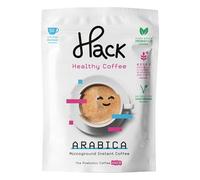 Hack Coffee, Multivitamin Prebiotic Instant Ground Coffee Powder, Smooth Premium Arabica Roast with Essential Vitamins for Gut Health, 118 g (Pack of 1)