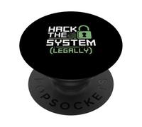 Hack Legally Ethical Hacking Cyber Security PopSockets Adhesive PopGrip