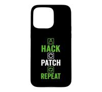 Hack Patch Repeat Cyber Security Professional Ethical Hacker Case for iPhone 15 Pro Max