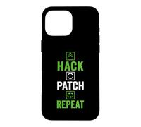 Hack Patch Repeat Cyber Security Professional Ethical Hacker Case for iPhone 16 Pro Max