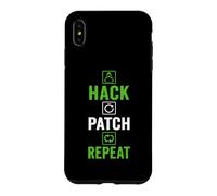 Hack Patch Repeat Cyber Security Professional Ethical Hacker Case for iPhone XS Max
