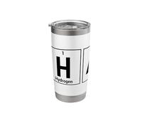 Hack Periodic Table Elements - Black Design for Hackers Stainless Steel Insulated Tumbler