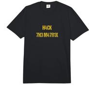 Hack the Matrix Nerdy Hacker Style Comfort Colors Adult Heavyweight T-Shirt