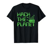 Hack the Planet - Display Green T-Shirt