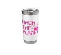 Hack The Planet - Hot Pink Stainless Steel Insulated Tumbler