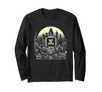 Hack the System Society Network Computer Cyberpunk Vaporwave Long Sleeve T-Shirt