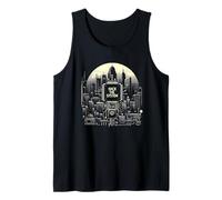 Hack the System Society Network Computer Cyberpunk Vaporwave Tank Top