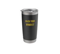 Hack Your Mindset Nerdy Hacker Style Stainless Steel Insulated Tumbler
