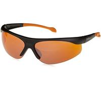 Hack Your Sleep NoBlue Blue Light Blocking Glasses - Orange/Amber Lenses for Eye Fatigue Relief, 99.9% Blue & UV Ray Protection, Includes Free Ebook & Soft Temples for Comfort, Black/Orange, Fits Most