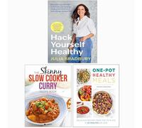 Hack Yourself Healthy, The Skinny Slow Cooker Curry Recipe Book & One Pot Healthy Meals 3 Books Collection Set