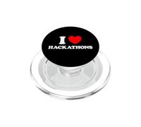 Hackathon Love Funny Hack Con Event Hacking Code Contest Fan PopSockets PopGrip for MagSafe