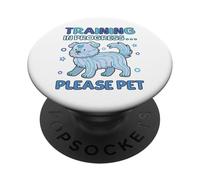 Hackathon Tee Pet Funny Geek Dog Developers Neural Paw PopSockets Adhesive PopGrip