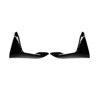 HACKBEPW Car Front Bumper Lip Diffuser Side Spoiler Front Wrap Angle Splitter Aprons Guard Cover Body Kit For BMW F80 M3 F82 F83 M4 2014-2020(Glossy Black)