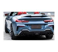 HACKBEPW Car Rear Bumper Lip Diffuser Spoiler Deflector Guard Splitter Body Kit For BMW 8 Series G14 G15 G16 M Sport M850i 2018-2021 Carbon Fiber