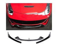 HACKBEPW For Ferrari F12 For Berlinetta 2013-2014 Car Carbon Fiber Front Bumper Lip Diffuser Spoiler Deflector Guard Splitter Chin Apron Body Kit(1 Set 3PCS)