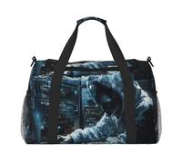 Hacker Attack Print Ample Space Travel Duffle Bag Carry On Tote 19.7x13x10.2 in Stylish Tote for Gym