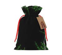 Hacker Attack Print Gift Reusable Drawstring Decor Bags Festive Birthday Party Favors Pouchesor