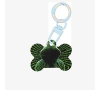 Hacker Attack Printing Acrylic Dog Bone Ornament,Dog Tags Personalized Pet Ornament, Key Chain Bone Shaped Id Tags